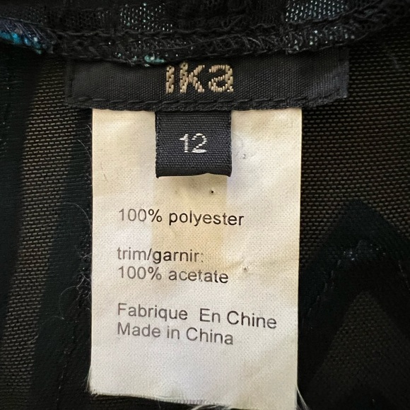 Ika Zip-front Ribbon Jacket Size 12 - Picture 3 of 6